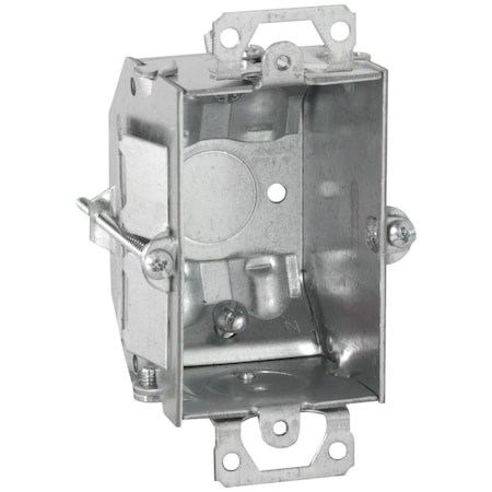 Southwire Electrical Box, 10.5 cu in, Wall Box Type, 1 Gang, Steel, Rectangular Shape G601BVROW-UPC